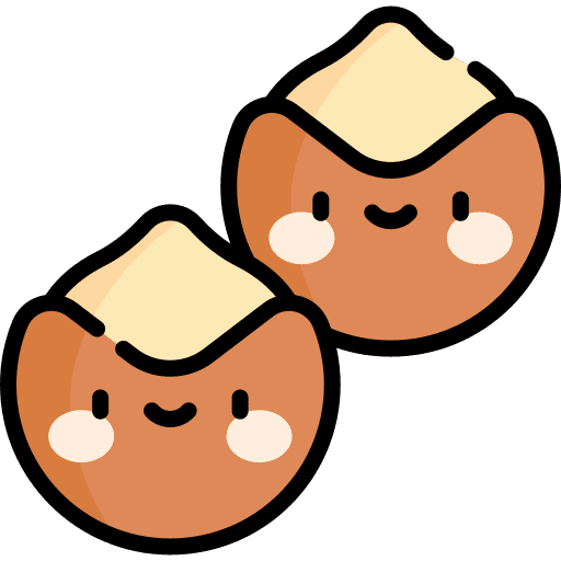 Chestnut roasted nut autumn icon