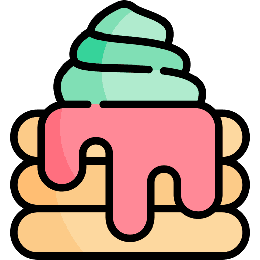Pancake syrup baker dessert icon