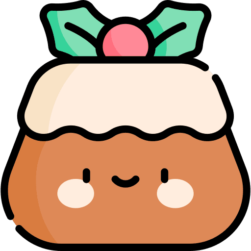 Pudding molded food and restaurant sweet icon