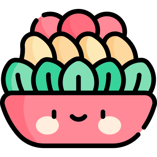 Salad food organic lettuce icon