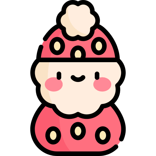 Strawberry santas bakery sweet food pastry icon