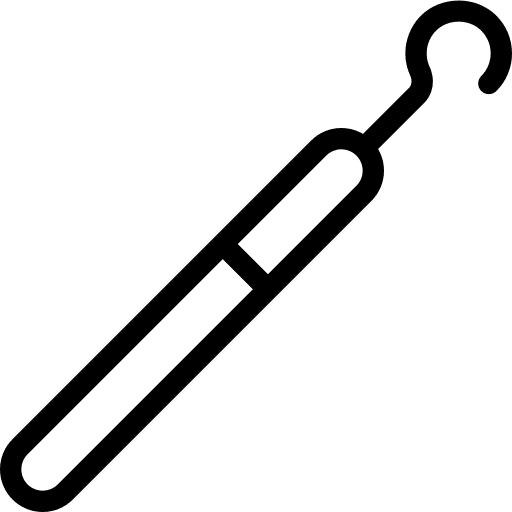 Hook hygiene hook dentist icon