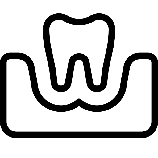 Gum tooth medical teeth icon