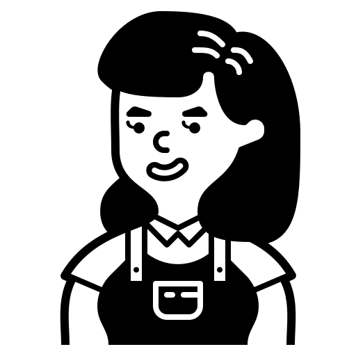 Girl people avatar young icon