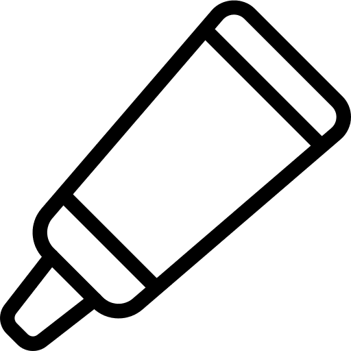 Toothpaste healthcare and medical bathroom toothpaste icon