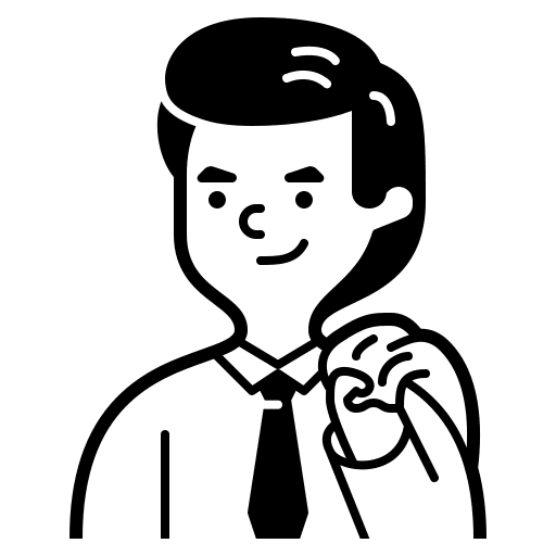 Businessman avatar people user icon