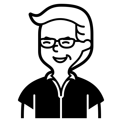 Grandfather avatar glasses people icon