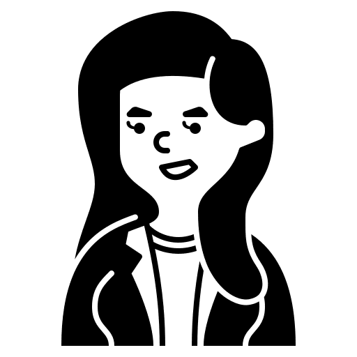 Woman woman long hair people icon