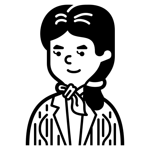 Businesswoman avatar female woman icon