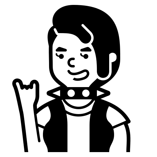 Rockstar people user rockstar icon