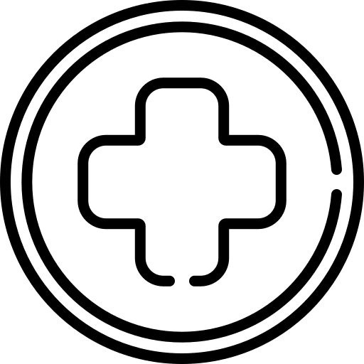 Medical symbol signal add icon