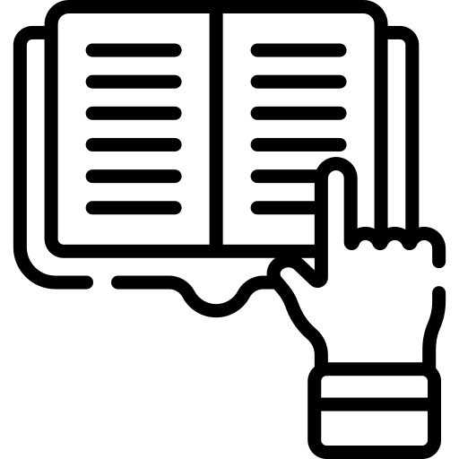 More information book hand more information icon