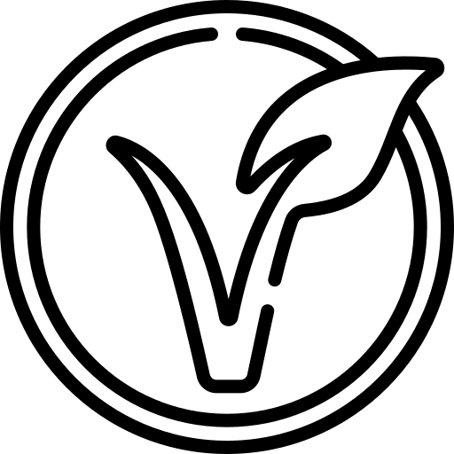 Vegetarian symbol organic vegetarian icon