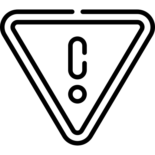 Advice advice warning exclamation mark icon