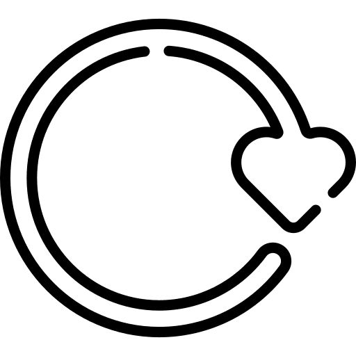 Recycle circular arrow circle shapes and symbols icon