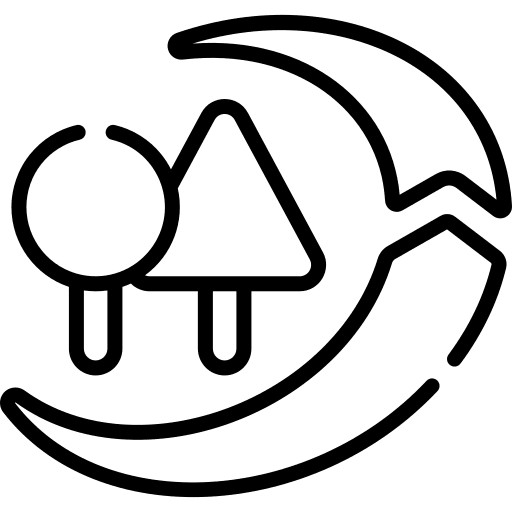 Wood signaling symbol sign icon