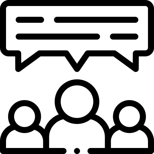 Chat communications users person icon