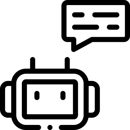 Chatbot electronics chatbot robot icon