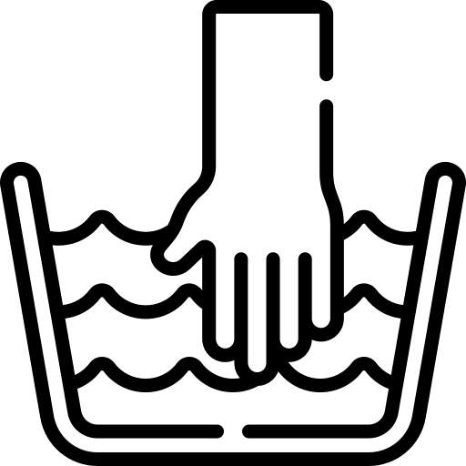 Hand wash clothing cloth wash icon