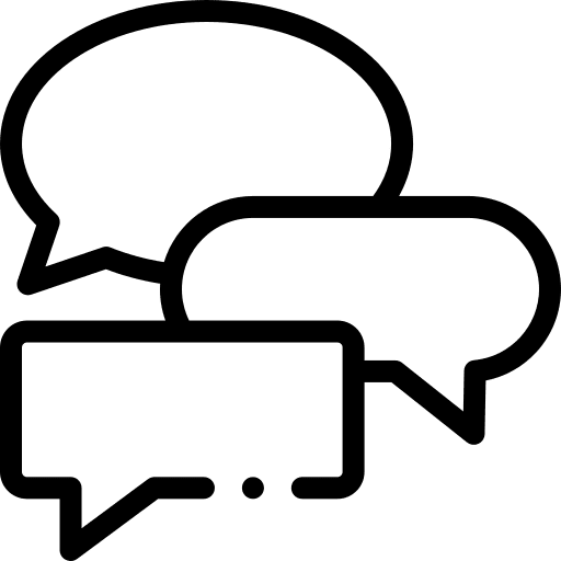 Bubble chat chat box communications bubble warp icon