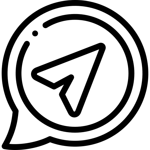 Send communication answer speech bubble icon