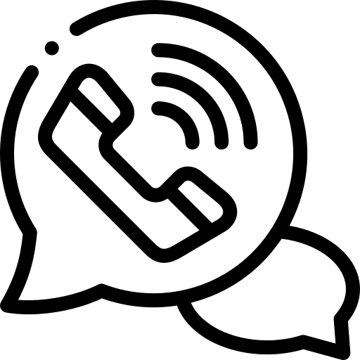 Calling communications call center agent phone receiver icon