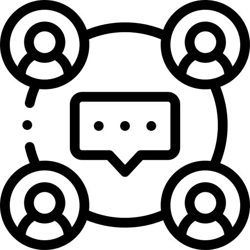 User chat smiles web icon