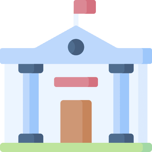 Government urban ministry office icon