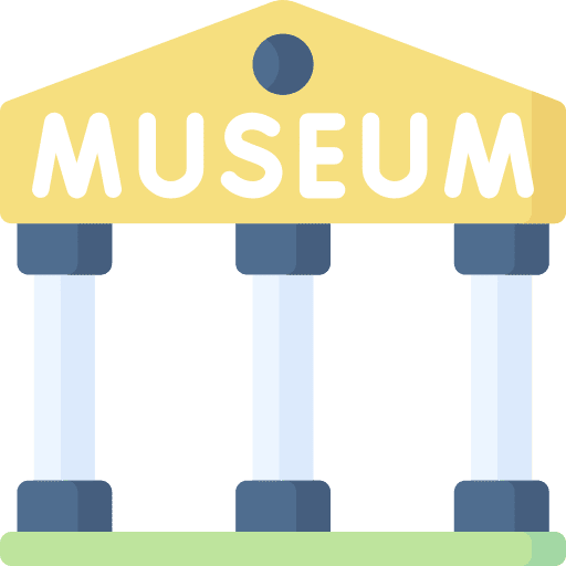 Museum landmark architecture and city museum icon