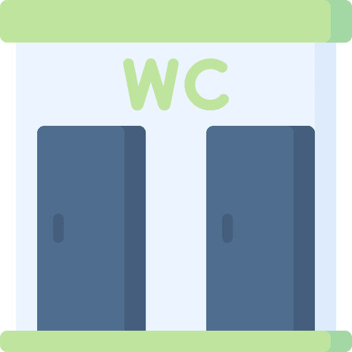 Public toilet men signaling male icon