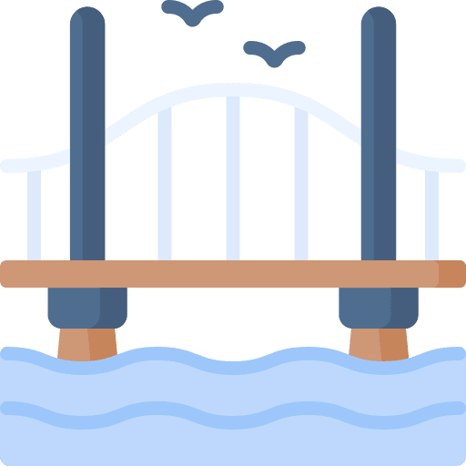 Bridge canal bridge architecture and city icon