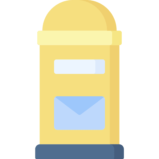 Letterbox envelope communications mail icon