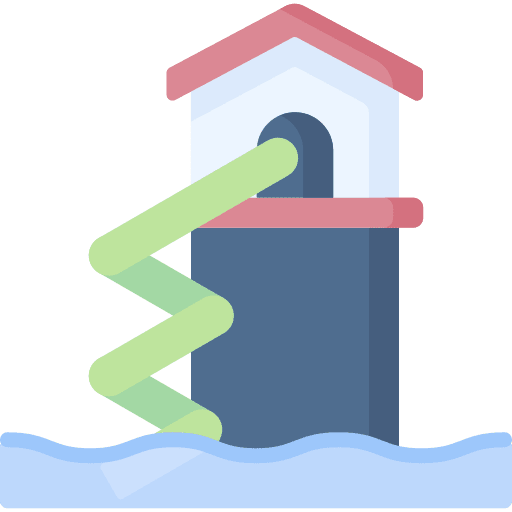 Water park hobbies and free time water park amusement park icon