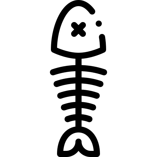 Fishbone fishbone dead animals icon