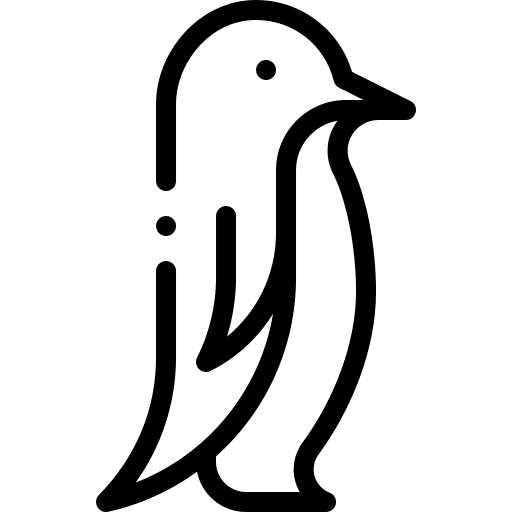 Penguin wildlife zoo bird icon
