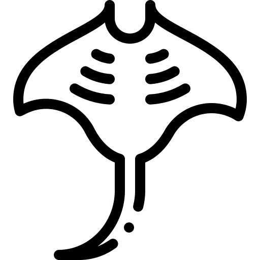 Ray animal kingdom wild life manta ray icon