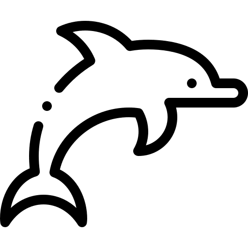 Dolphin dolphin mammal animals icon