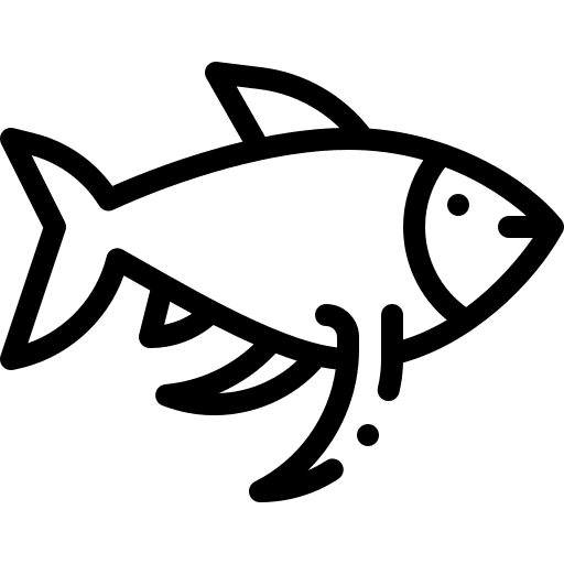 Fish aquatic aquarium fish icon