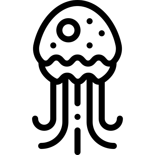 Jellyfish animal kingdom jellyfish animals icon