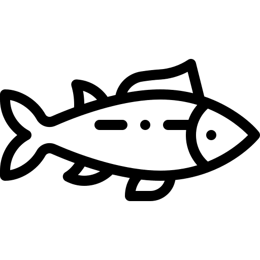 Tuna fish wild life aquatic icon