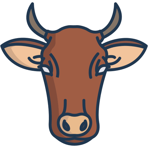 Cow livestock cow animal kingdom icon