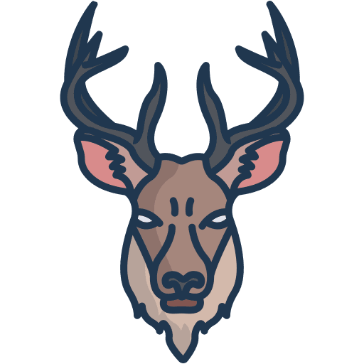 Deer animal kingdom animals reindeer icon