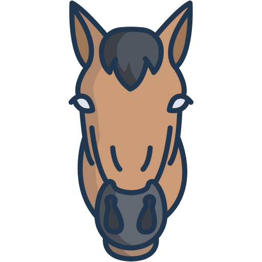 Horse animals wildlife horse icon