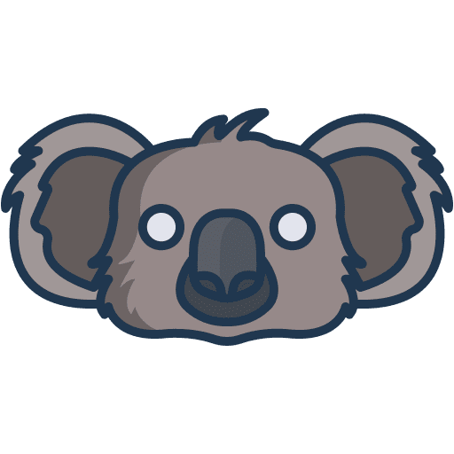 Koala animal kingdom zoo fauna icon