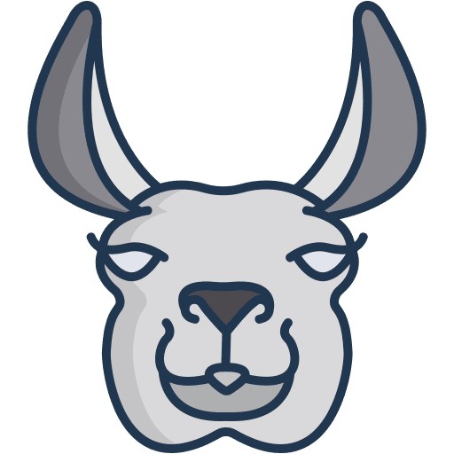 Llama animal kingdom zoo mammal icon