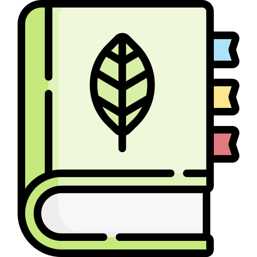 Biology book education study icon