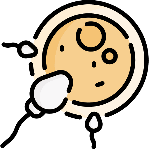 Reproduction biology science fertility icon