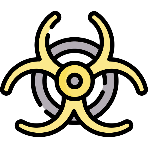 Toxin toxin biological hazard microorganism icon