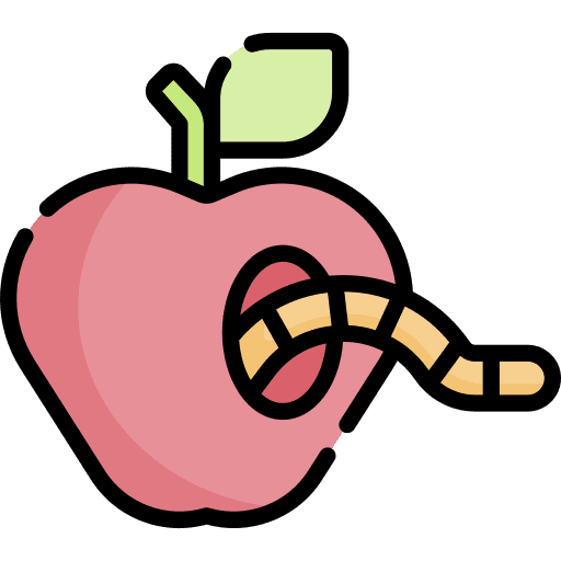 Apple fruit food and restaurant vegetarian icon