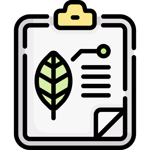 Report experiment botany report icon